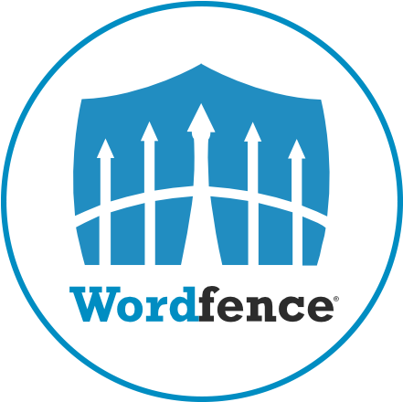 Wordfence icon representing the WordPress security plugin used by Phoebe Tampos for protecting websites, preventing malware attacks, and maintaining secure site performance