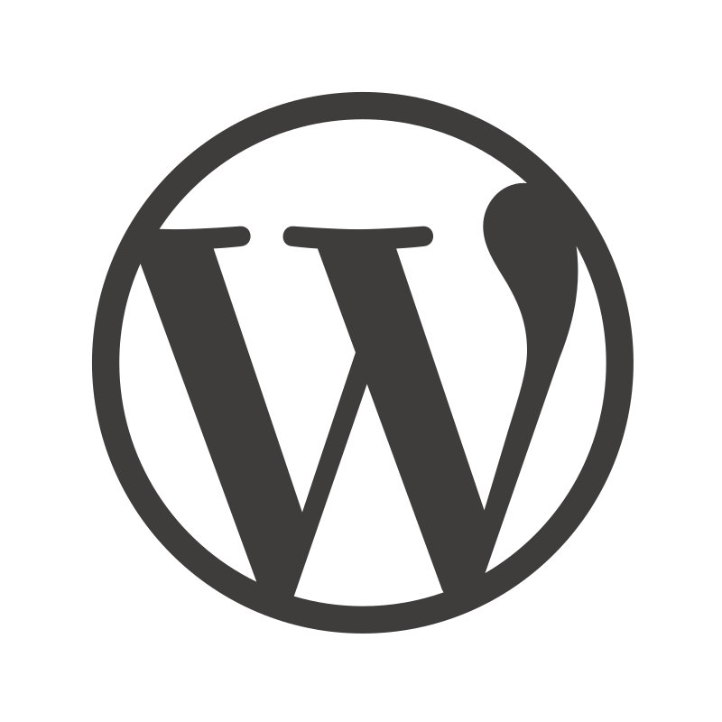 WordPress icon representing the content management system used by Phoebe Tampos for SEO implementation, website creation, site optimization, and managing on-page SEO tasks